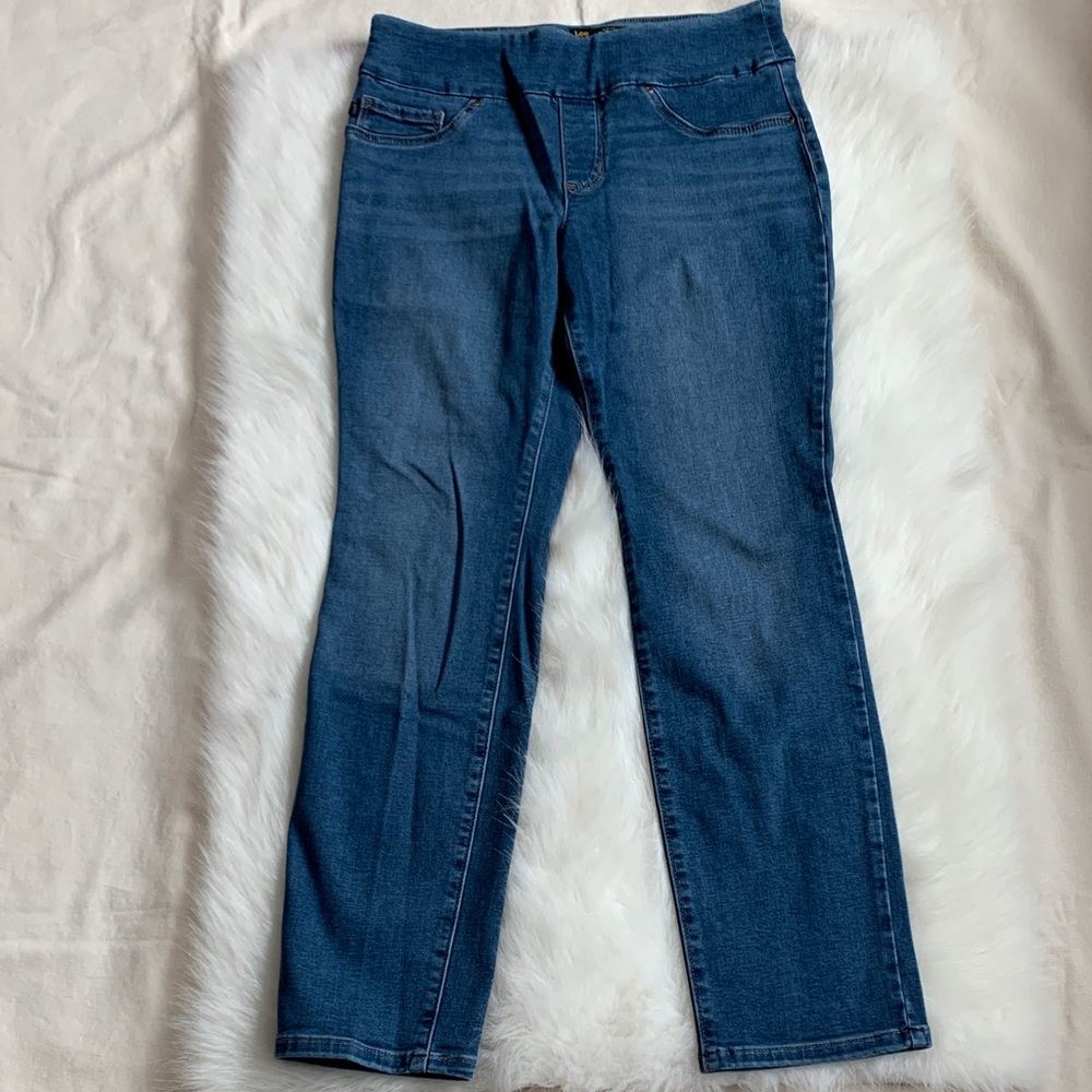 Lee Women's Deep Blue Denim Jeggings